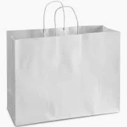 White shopper bag